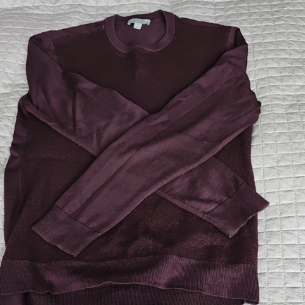 Burgundy Long Sleeve Sweater